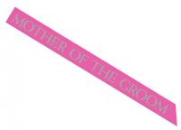 Pink Sparkle Mother of the Groom Bachelorette Party Sash